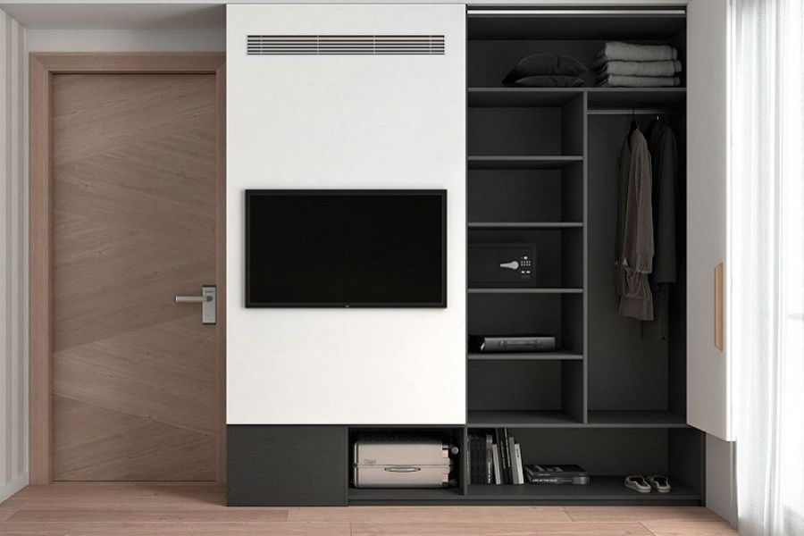 Diseño A24 - armario funcional para recibidor, entrada..