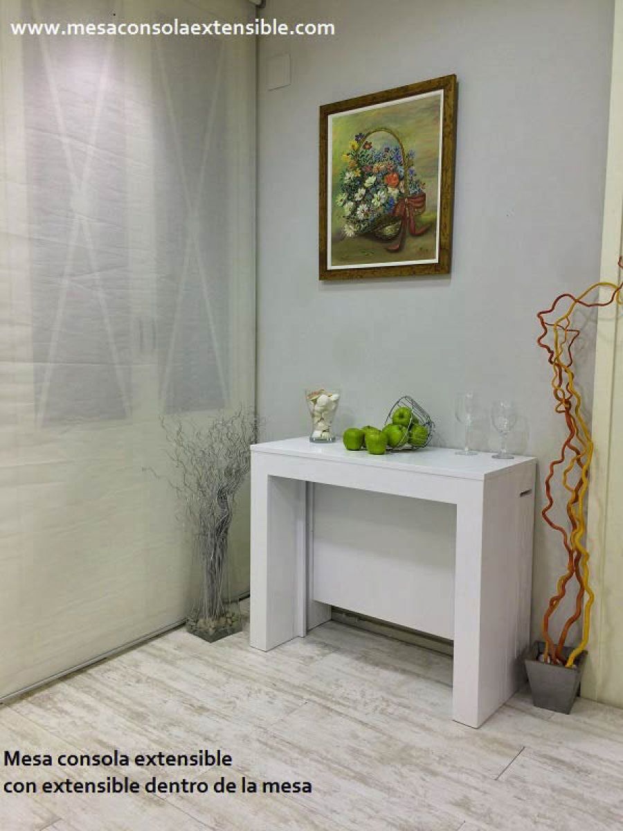 mesa-consola-blanca-barata