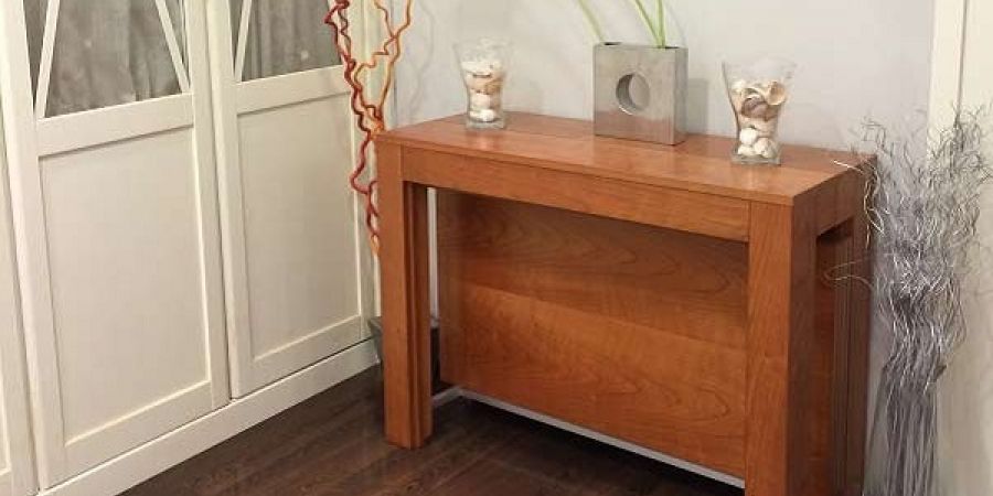 mesa-consola-madera-cerezo